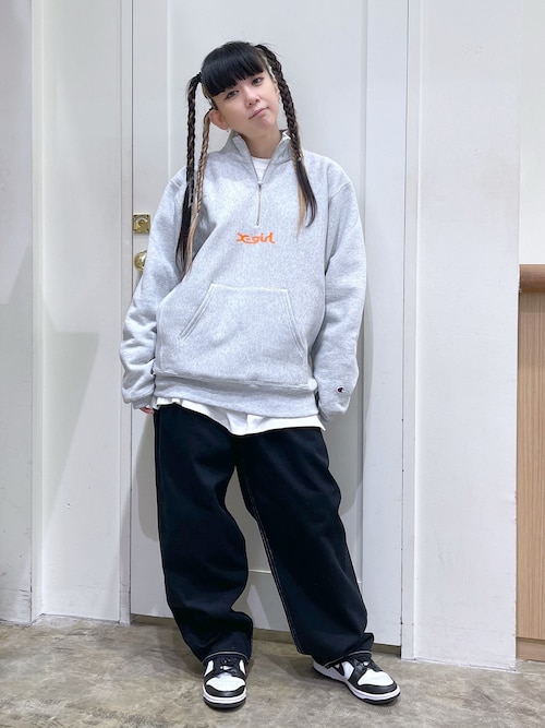 るんるんば様 C6518 Championスウェット×デニムコーデ るんるんば様 C6518 Championスウェット×デニムコーデ