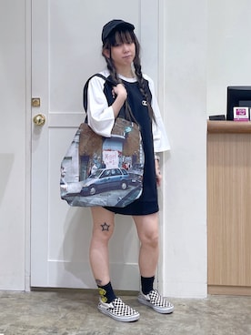 北浦佳那美さん（レディース・157cm）の夏コーディネート
