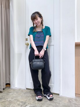 北浦佳那美さん(レディース・157cm)の夏コーディネート