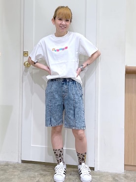 北浦佳那美さん（レディース・157cm）の夏コーディネート