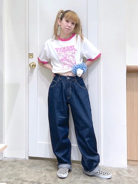 北浦佳那美さん（レディース・157cm）の夏コーディネート