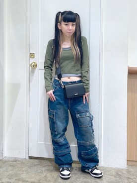 北浦佳那美さん(レディース・157cm)の夏コーディネート