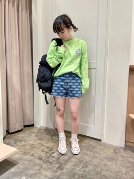 北浦佳那美さん（レディース・157cm）の春コーディネート