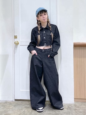 北浦佳那美さん（レディース・157cm）の冬コーディネート