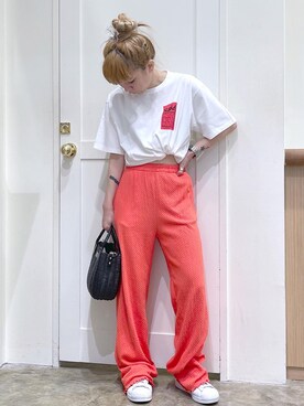 北浦佳那美さん（レディース・157cm）の夏コーディネート