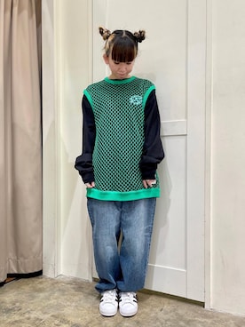 北浦佳那美さん（レディース・157cm）の春コーディネート