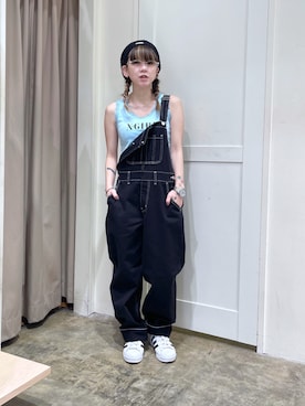 北浦佳那美さん（レディース・157cm）の春コーディネート