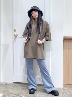 北浦佳那美さん（レディース・157cm）の春コーディネート