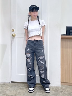 北浦佳那美さん（レディース・157cm）の夏コーディネート