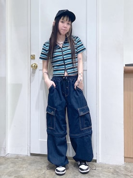 北浦佳那美さん（レディース・157cm）の春コーディネート