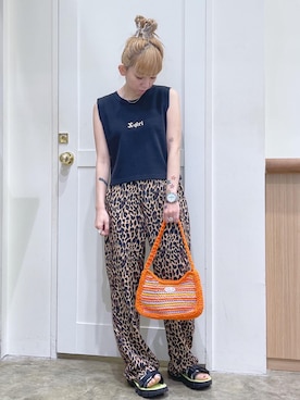 北浦佳那美さん（レディース・157cm）の夏コーディネート