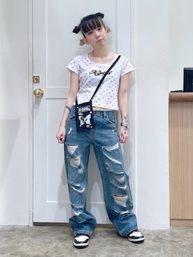 北浦佳那美さん（レディース・157cm）の夏コーディネート