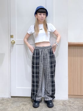 北浦佳那美さん(レディース・157cm)の夏コーディネート