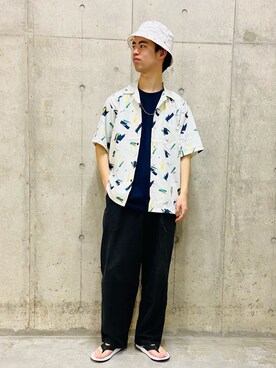 にのさんさん(メンズ・178cm)の夏コーディネート