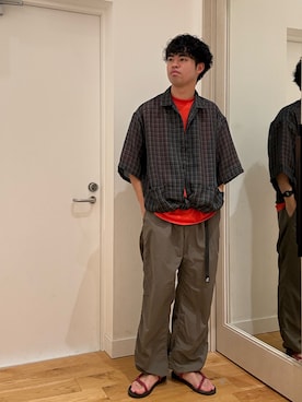 にのさんさん(メンズ・178cm)の夏コーディネート