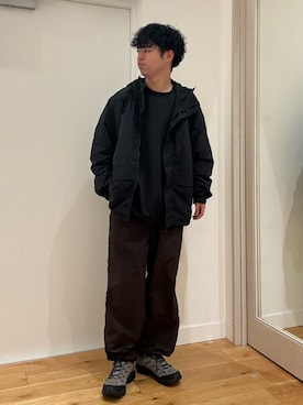 「EKAL（エカル）のアイテム」を使った、にのさんさん（メンズ・178cm）の秋コーディネート