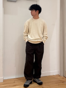 「URBAN RESEARCH DOORS（アーバンリサーチドアーズ）のアイテム（Tシャツ/カットソー）」を使った、にのさんさん（メンズ・178cm）の秋コーディネート