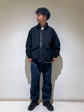 「URBAN RESEARCH Sonny Label（アーバンリサーチサニーレーベル）のヘビーウェイトコットンベーシックスウェット（スウェット）」を使った、にのさんさん（メンズ・179cm）の秋コーディネート