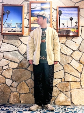 にのさんさん（メンズ・179cm）の冬コーディネート