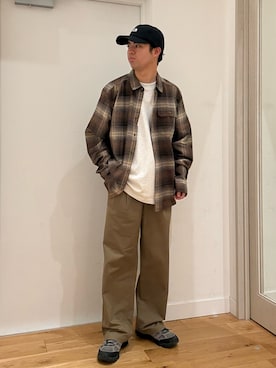 にのさんさん（メンズ・178cm）の秋コーディネート
