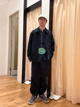 にのさんさん（メンズ・178cm）の冬コーディネート