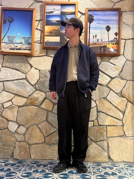 にのさんさん（メンズ・178cm）の冬コーディネート