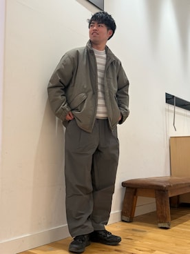 にのさんさん（メンズ・178cm）の冬コーディネート