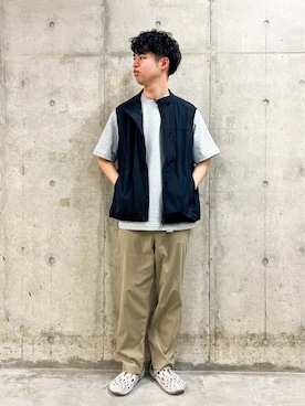 にのさんさん（メンズ・178cm）の春コーディネート