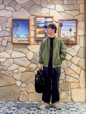 「URBAN RESEARCH Sonny Label（アーバンリサーチサニーレーベル）のアイテム（ジャケット/アウター）」を使った、takahiroさん（メンズ・179cm）の春コーディネート