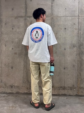 「ARMY TWILL（アーミーツイル）のアイテム（トップス）」を使った、takahiroさん（メンズ・178cm）の春コーディネート