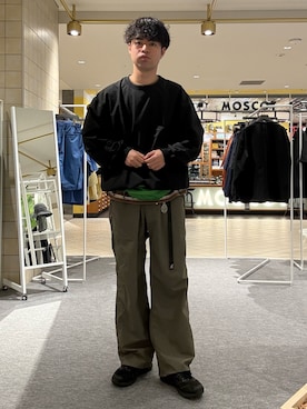 「Gramicci（グラミチ）のアイテム」を使った、にのさんさん（メンズ・178cm）の春コーディネート