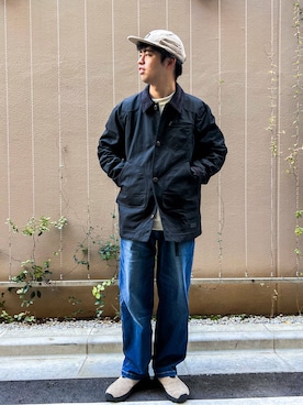 にのさんさん(メンズ・179cm)の冬コーディネート