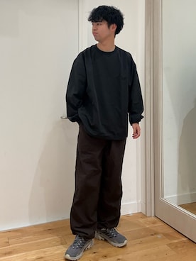 「EKAL（エカル）のアイテム」を使った、にのさんさん（メンズ・178cm）の秋コーディネート
