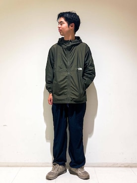 「アイテム（ナイロンジャケット）」を使った、takahiroさん（メンズ・179cm）の秋コーディネート