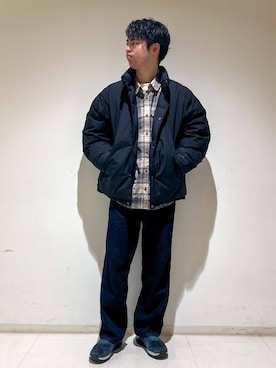 にのさんさん（メンズ・179cm）の冬コーディネート