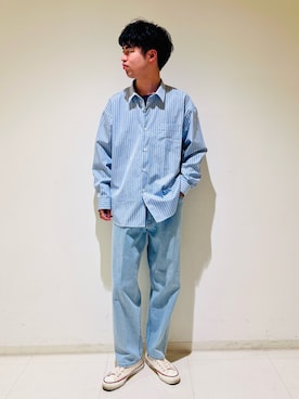 にのさんさん（メンズ・178cm）の春コーディネート