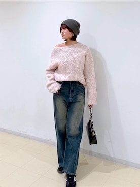 narunaさん（レディース・159cm）の冬コーディネート