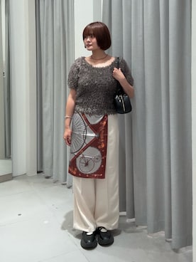 「FREE'S MART（フリーズマート）のアイテム（パンツ）」を使った、narunaさん（レディース・159cm）の秋コーディネート