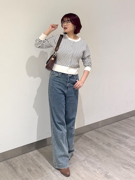 narunaさん（レディース・159cm）の冬コーディネート