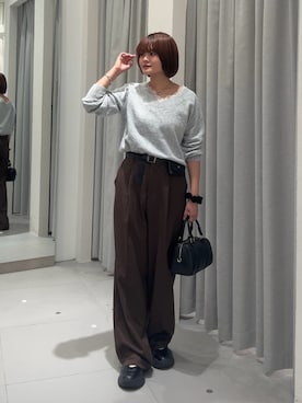 「FREE'S MART（フリーズマート）のアイテム」を使った、narunaさん（レディース・159cm）の秋コーディネート