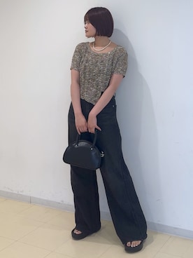 「FREE'S MART（フリーズマート）のアイテム」を使った、narunaさん（骨格ストレート・レディース・159cm）の夏コーディネート