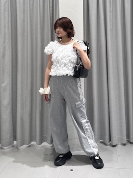 「PROPORTION BODY DRESSING（プロポーションボディドレッシング）のアイテム」を使った、narunaさん（レディース・159cm）の夏コーディネート