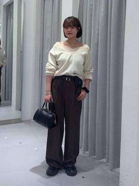 「FREE'S MART（フリーズマート）のアイテム」を使った、narunaさん（レディース・159cm）の秋コーディネート