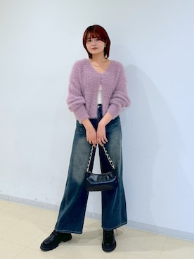 「FREE'S MART（フリーズマート）のアイテム（アクセサリー）」を使った、narunaさん（レディース・159cm）の秋コーディネート