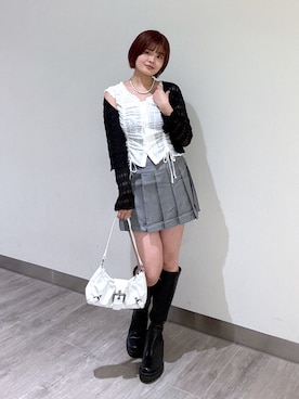 「FREE'S MART（フリーズマート）のアイテム」を使った、narunaさん（レディース・159cm）の夏コーディネート