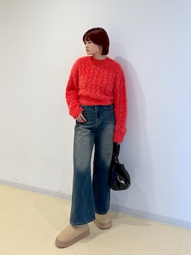 「FREE'S MART（フリーズマート）のアイテム（アクセサリー）」を使った、narunaさん（レディース・159cm）の秋コーディネート