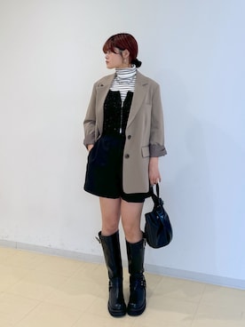 「FREE'S MART（フリーズマート）のアイテム（アクセサリー）」を使った、narunaさん（レディース・159cm）の秋コーディネート