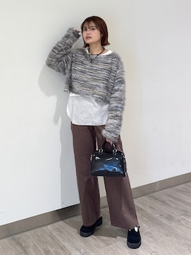 「FREE'S MART（フリーズマート）のアイテム」を使った、narunaさん（レディース・159cm）の秋コーディネート