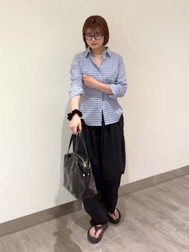 「FREE'S MART（フリーズマート）のアイテム」を使った、narunaさん（骨格ストレート・レディース・159cm）の夏コーディネート