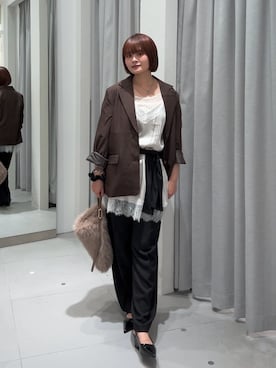 narunaさん(レディース・159cm)の秋コーディネート